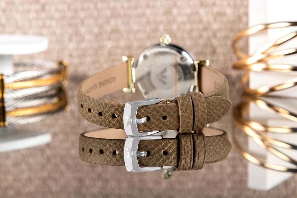 EMPORIO ARMANI Gianni T-Bar AR11770 moteriškas laikrodis + DĖŽUTĖ