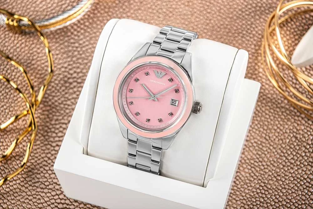 Moteriškas laikrodis EMPORIO ARMANI Leo AR11546 + dėžutė