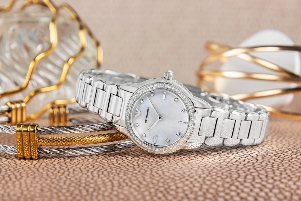 Moteriškas laikrodis EMPORIO ARMANI Mia AR11669 + DĖŽUTĖ