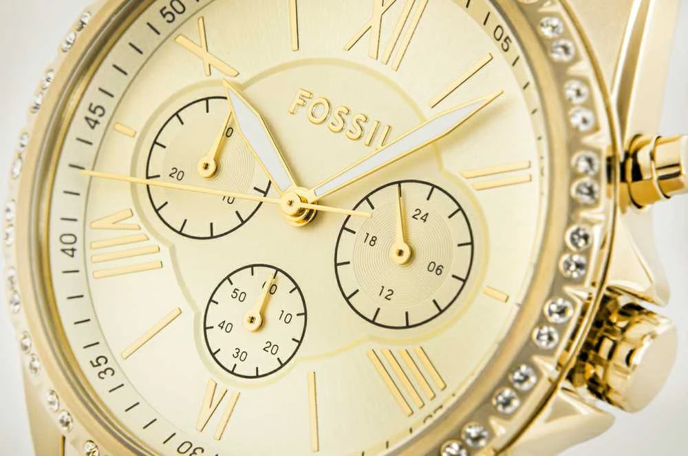 FOSSIL Modernus Chronograph Moteriškas Laikrodis BQ3378 + DĖŽUTĖ