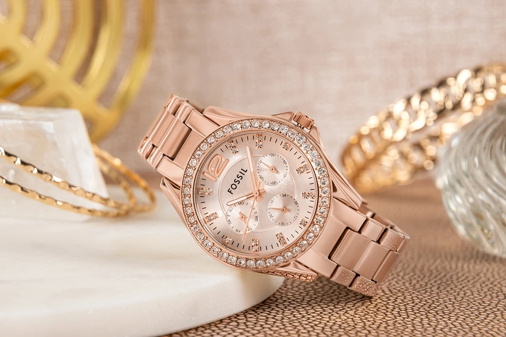 Laikrodis Damski FOSSIL Riley ES2811 + BOX
