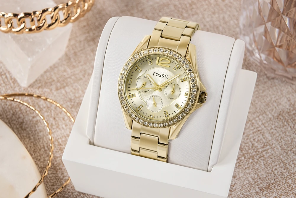 Laikrodis Damski FOSSIL Riley ES3203 + BOX