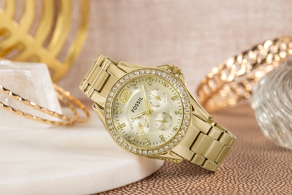 Laikrodis Damski FOSSIL Riley ES3203 + BOX