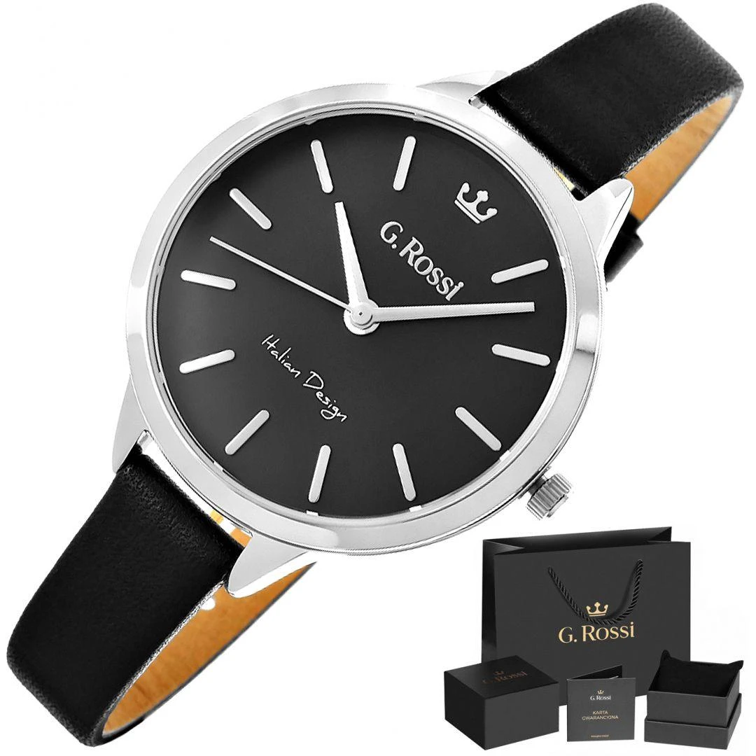 Laikrodis moterims G. ROSSI - 10296A5-1A1 (zg863a) + dėžutė
