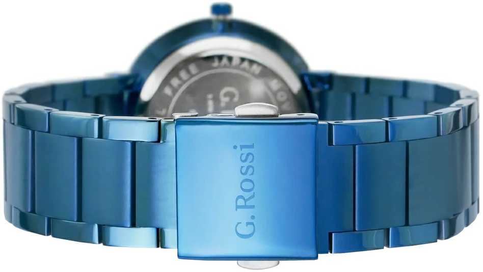 G. ROSSI WATCH - 11155B2-6F3 (zg784g) mėlynas + BOX