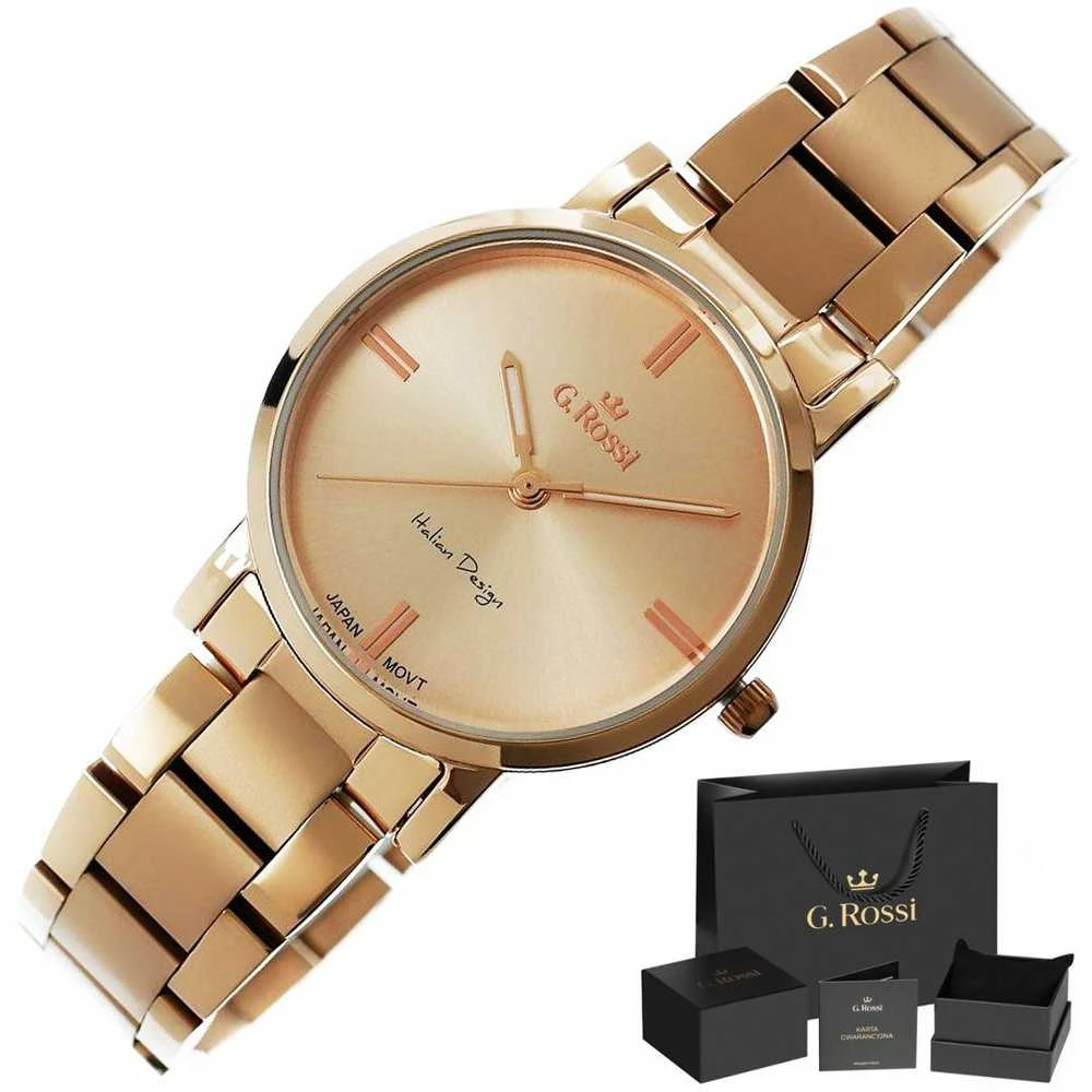 Laikrodis moterims G. ROSSI - 11688B (zg693e) + dėžutė