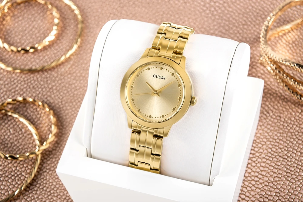 Moteriškas laikrodis „Guess Chelsea W0989L2“ + dėžutė