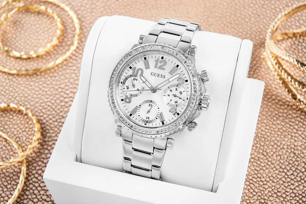 Moteriškas laikrodis Guess Cosmic GW0590L1 + dėžutė