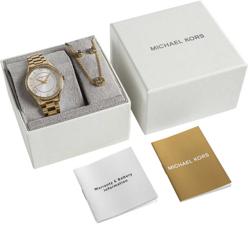 Moteriškas laikrodis Michael Kors Lauryn + jewelry MK4849SET + BOX