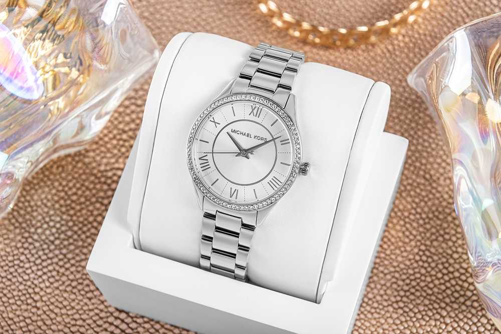 Laikrodis Damski Michael Kors Lauryn + biżuteria MK4851SET + BOX