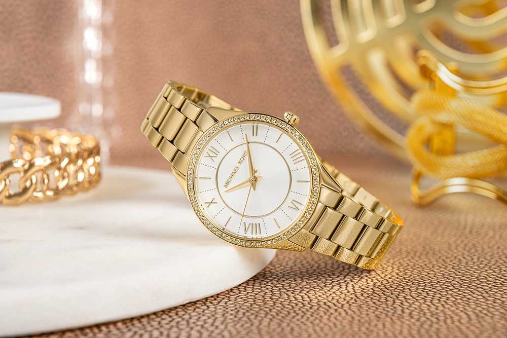 Moteriškas laikrodis Michael Kors Lauryn + jewelry MK4849SET + BOX