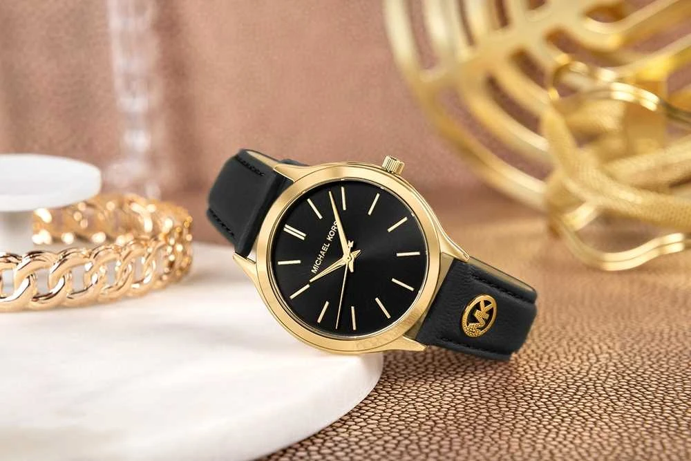 MICHAEL KORS Slim Runway MK7553 moteriškas laikrodis + DĖŽUTĖ