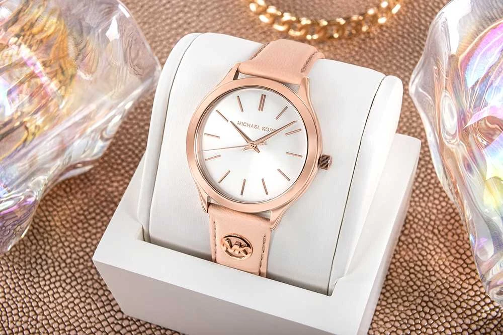 Moteriškas laikrodis MICHAEL KORS Slim Runway MK7545 + DĖŽUTĖ