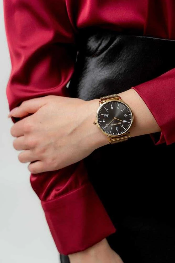 PAUL LORENS WOMEN'S WATCH - PL11503B-1D1 (zg510d) + BOX