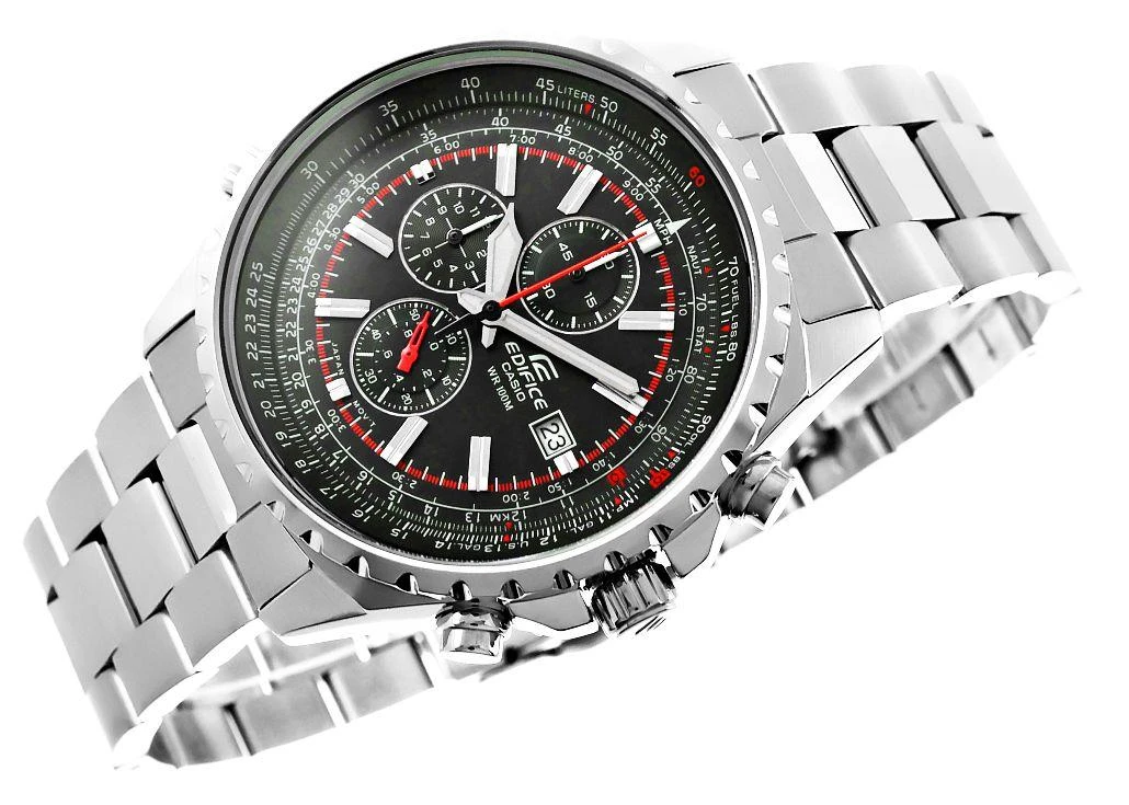 Laikrodis Casio EF-527D-1AVEF - Sukurtas aviatoriams