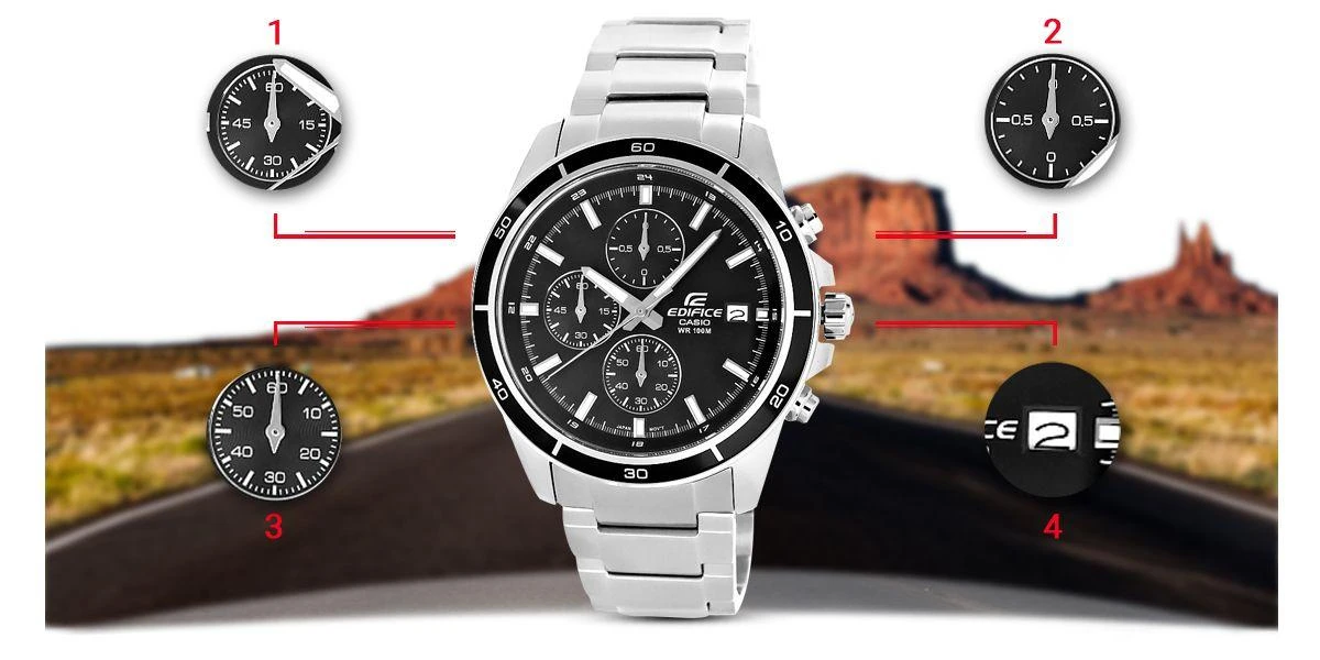 Laikrodis Casio Edifice EFR-526D-1AVUEF