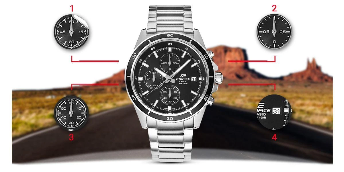 Laikrodis Casio Edifice EFR-526D-1AVUEF
