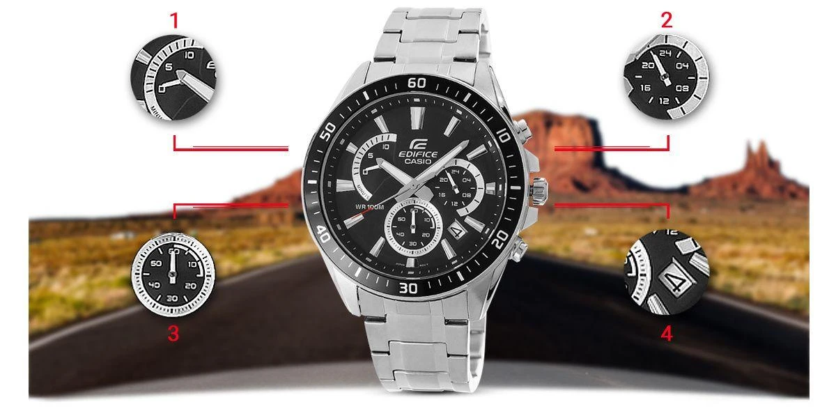 Laikrodis Casio Edifice EFR-552D-1AVUEF