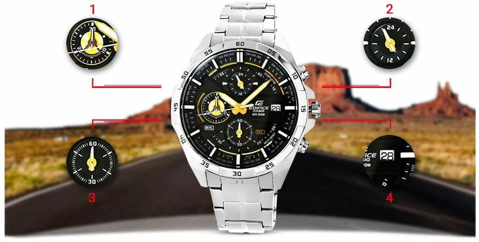 Laikrodis Casio Edifice EFR-556D-1AVUEF
