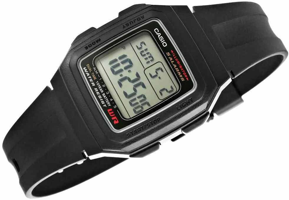 Laikrodis Unisex Casio F-201WA-1AEG