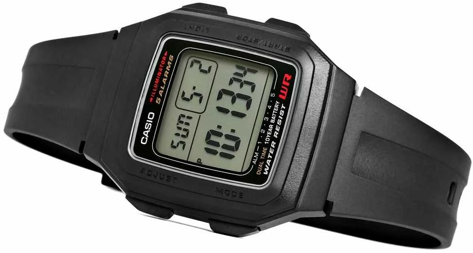 Laikrodis Unisex Casio F-201WA-1AEG