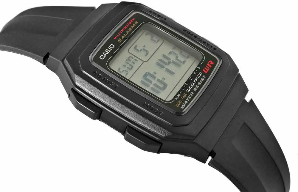 Laikrodis Unisex Casio F-201WA-1AEG
