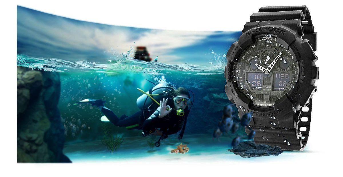Laikrodis Casio G-Shock GA-100-1A1ER