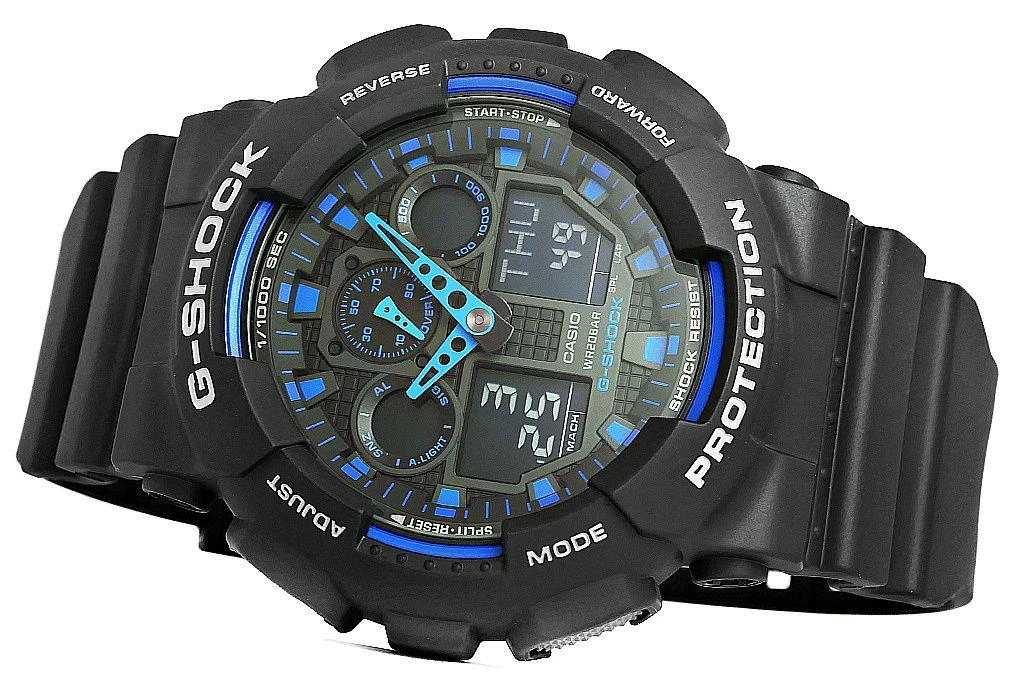 VYRIŠKAS LAIKRODIS CASIO G-SHOCK GA-100-1A2ER (zd135b)
