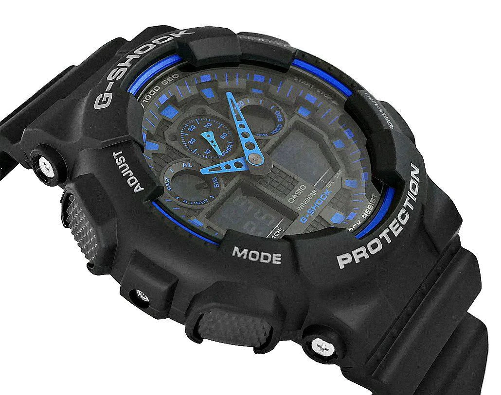 VYRIŠKAS LAIKRODIS CASIO G-SHOCK GA-100-1A2ER (zd135b)