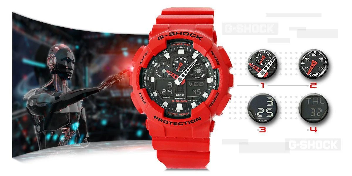 Laikrodis Casio G-Shock GA-100B-4AER