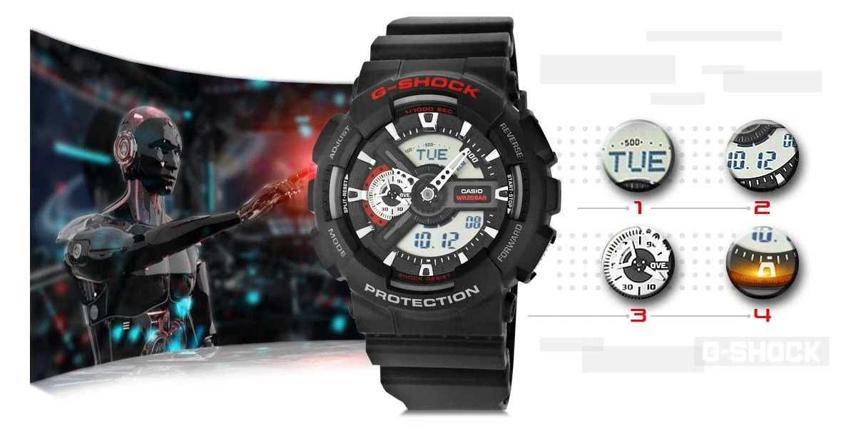 Laikrodis Casio G-Shock GA-110-1AER