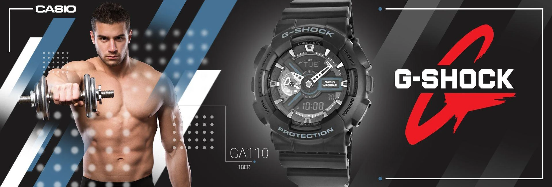 Laikrodis Casio G-Shock GA-110-1BER