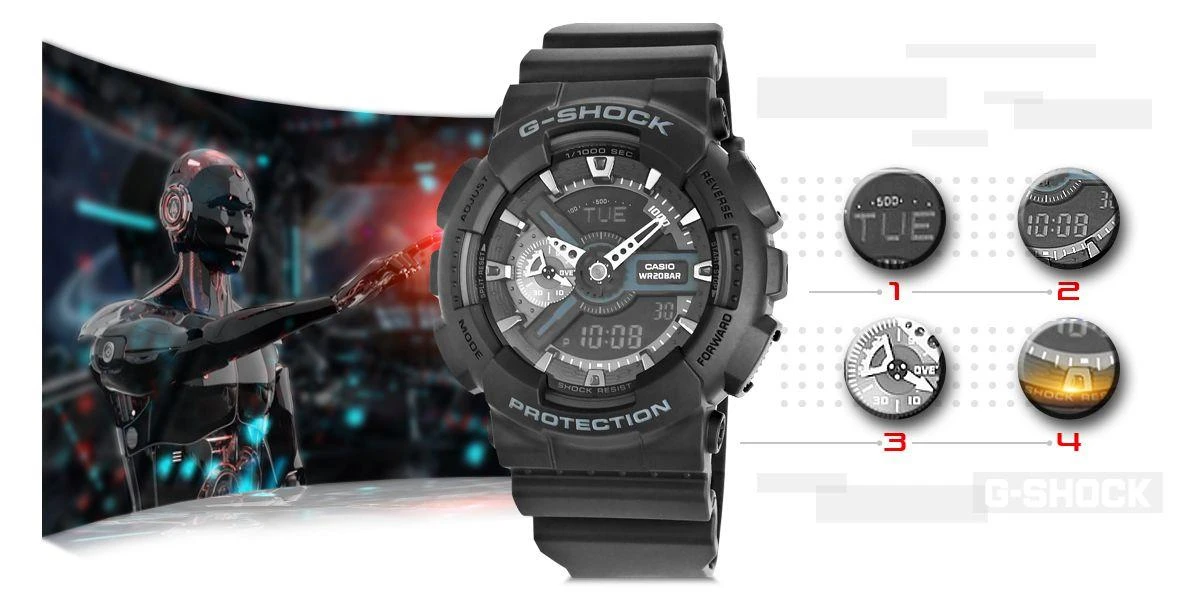 Laikrodis Casio G-Shock GA-110-1BER