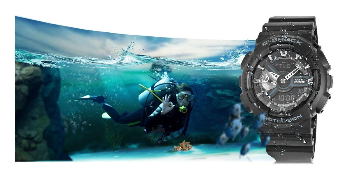 Laikrodis Casio G-Shock GA-110-1BER