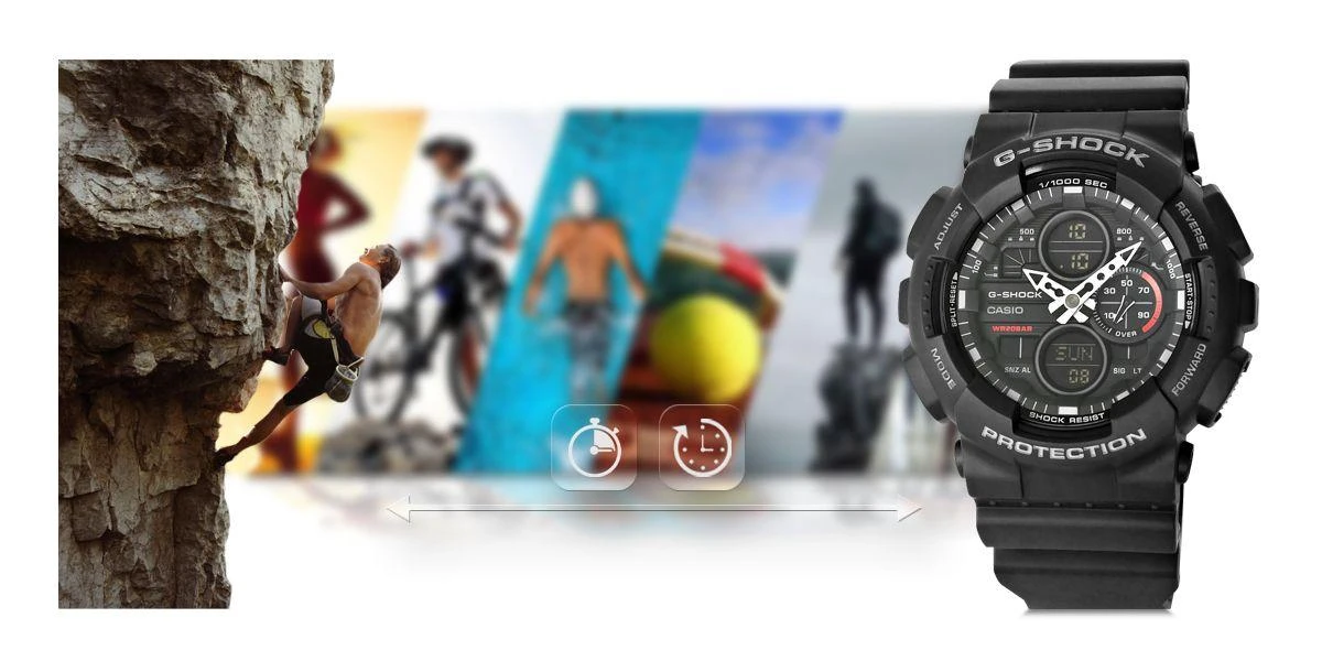 Laikrodis CASIO G-Shock GA-140-1A1ER