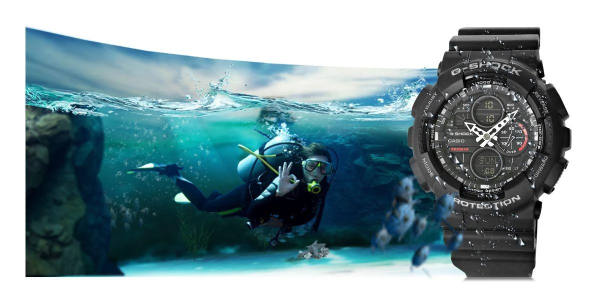 Laikrodis CASIO G-Shock GA-140-1A1ER