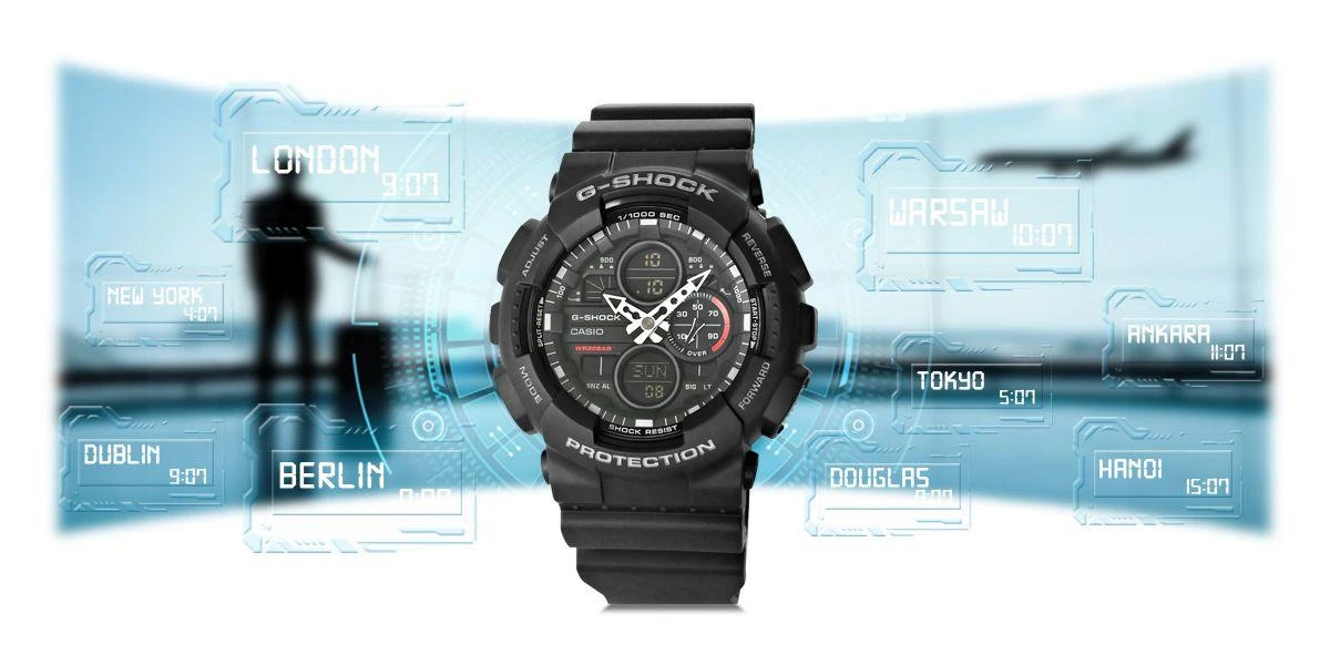 Laikrodis CASIO G-Shock GA-140-1A1ER