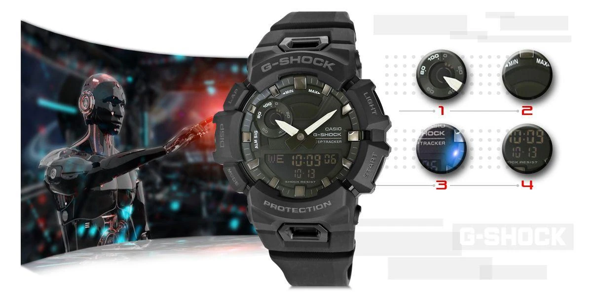 Laikrodis Casio G-SHOCK G-SQUAD GBA-900-1AER