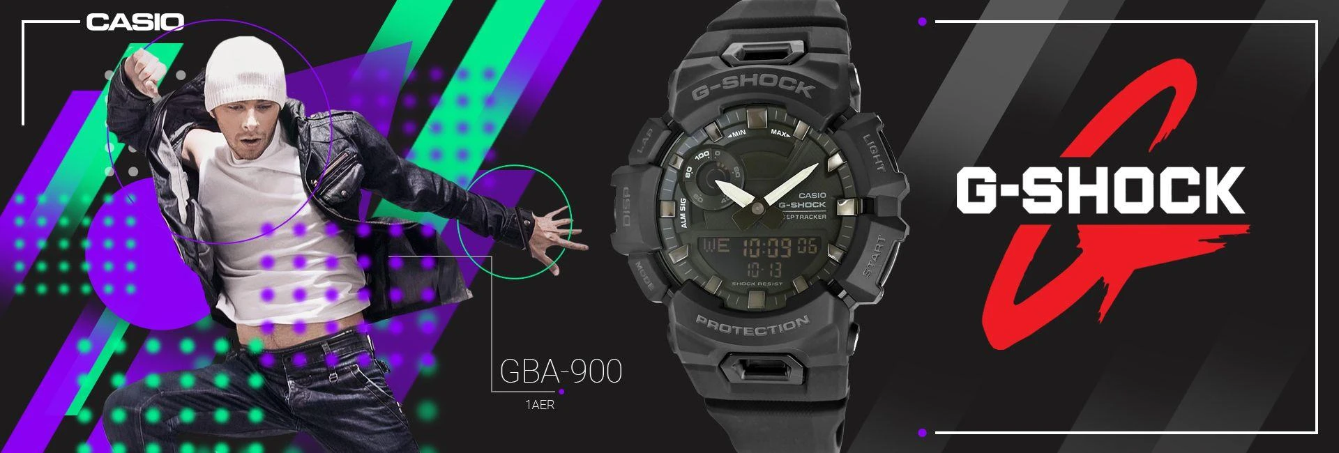 Laikrodis Casio G-SHOCK G-SQUAD GBA-900-1AER