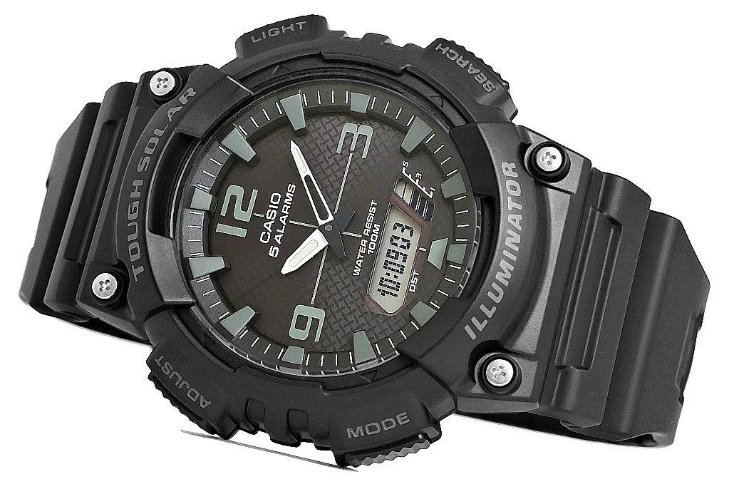 Laikrodis CASIO MEN S WATCH AQ-S810W 1A2V (zd044b) - SOLAR POWERED + BOX