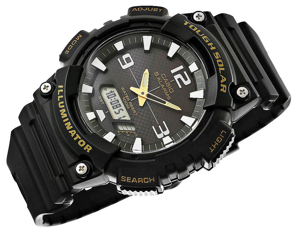 Vyriškas laikrodis CASIO AQ-S810W-1BV (zd044c) - SOLAR POWERED + BOX