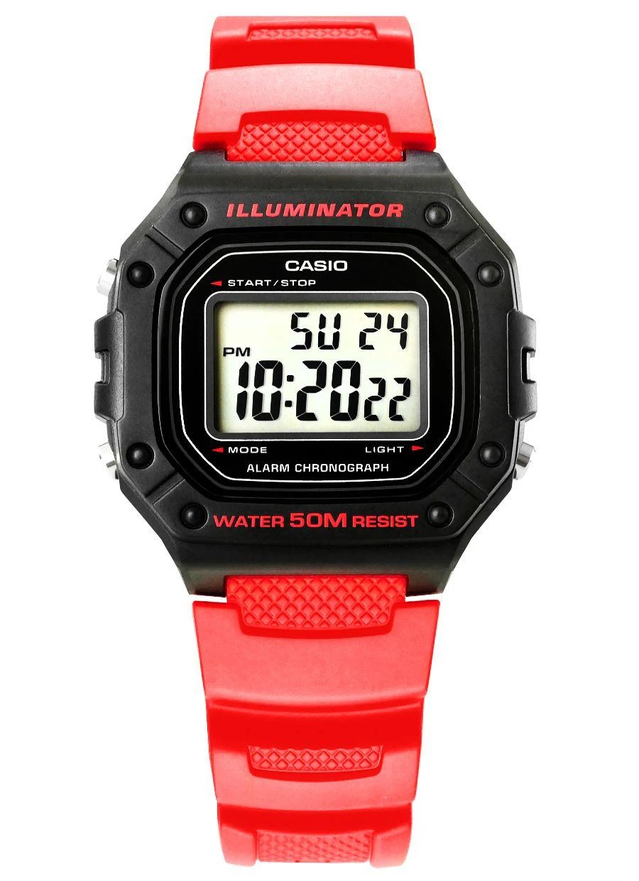 Laikrodis vyrams CASIO W-218H-4B + dėžutė