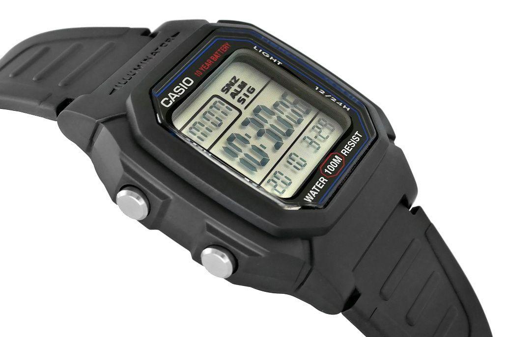 VYRIŠKAS LAIKRODIS CASIO W-800H-1A (zd100a) – CLASSIC + BOX