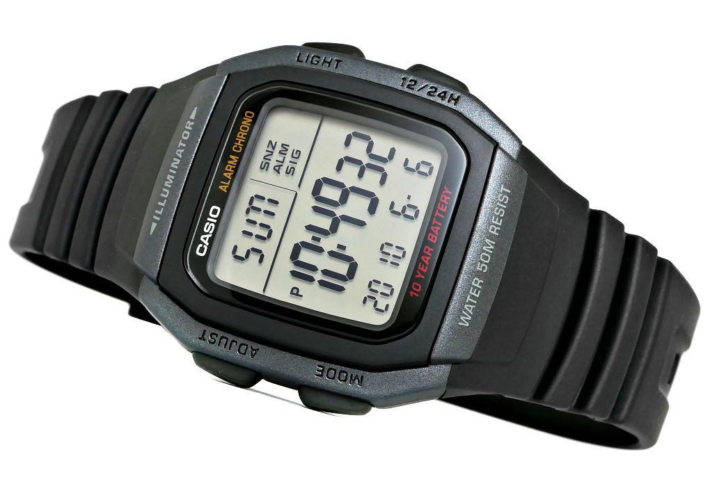 Laikrodis vyrams CASIO W-96H-1B + dėžutė