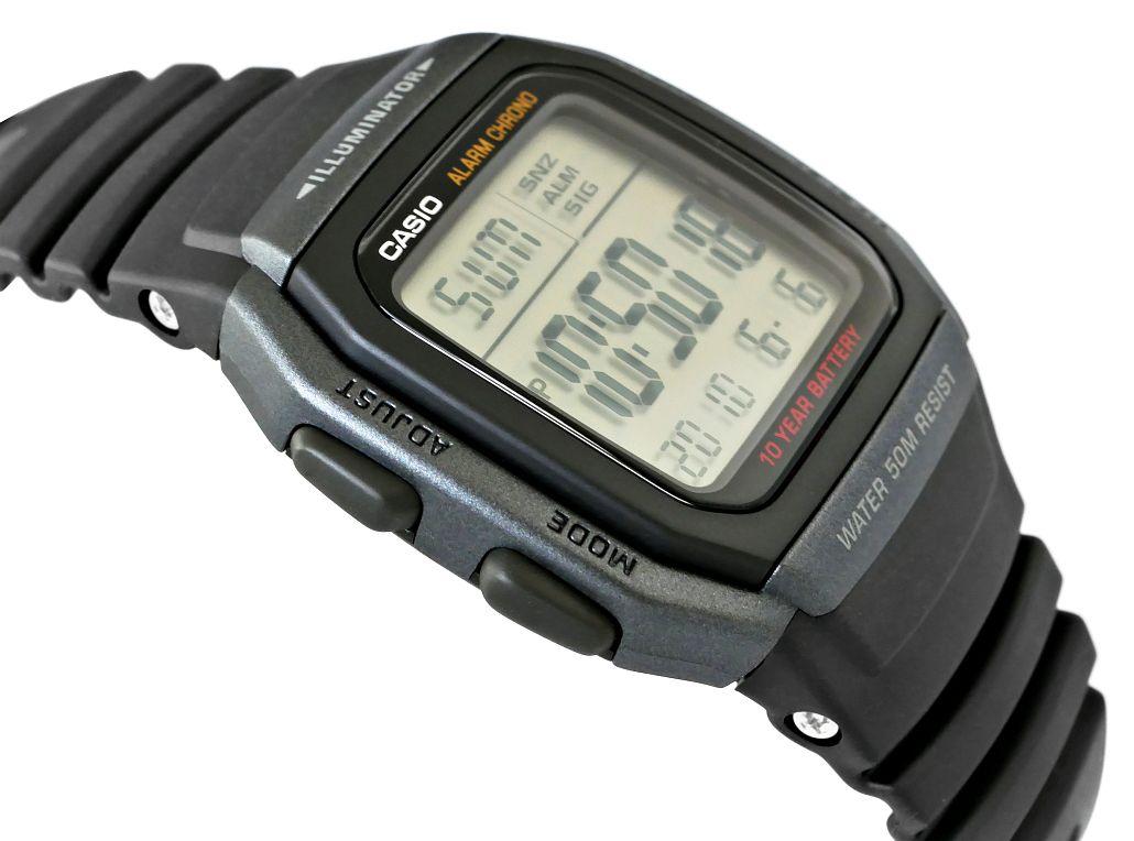 Laikrodis vyrams CASIO W-96H-1B + dėžutė