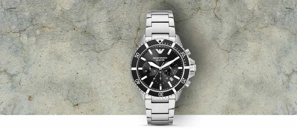 Laikrodis EMPORIO ARMANI AR11360 DIVER MEN'S WATCH (zi035b)