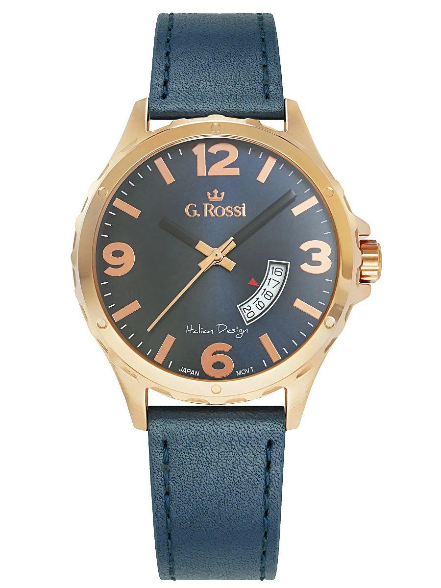 VYRIŠKAS LAIKRODIS G. ROSSI - 10273A (zg207d) + dėžutė