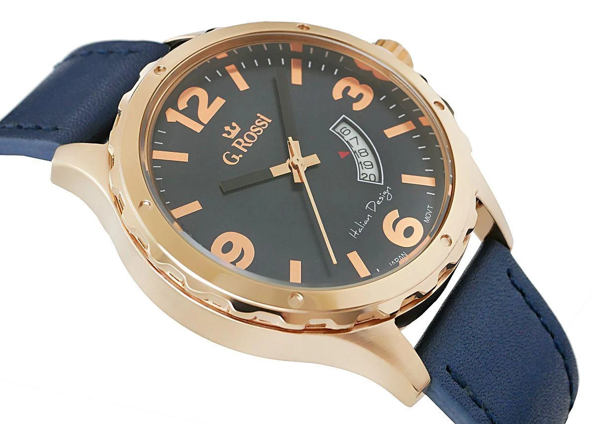 VYRIŠKAS LAIKRODIS G. ROSSI - 10273A (zg207d) + dėžutė