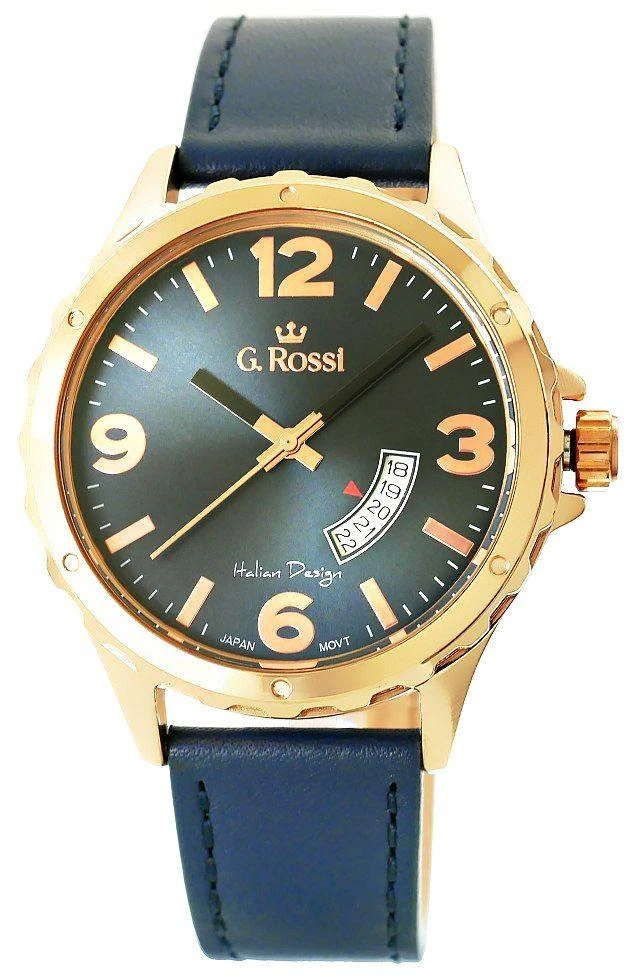 VYRIŠKAS LAIKRODIS G. ROSSI - 10273A (zg207d) + dėžutė