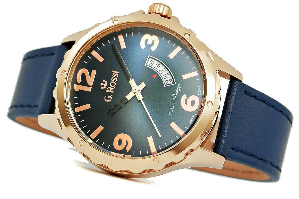 VYRIŠKAS LAIKRODIS G. ROSSI - 10273A (zg207d) + dėžutė